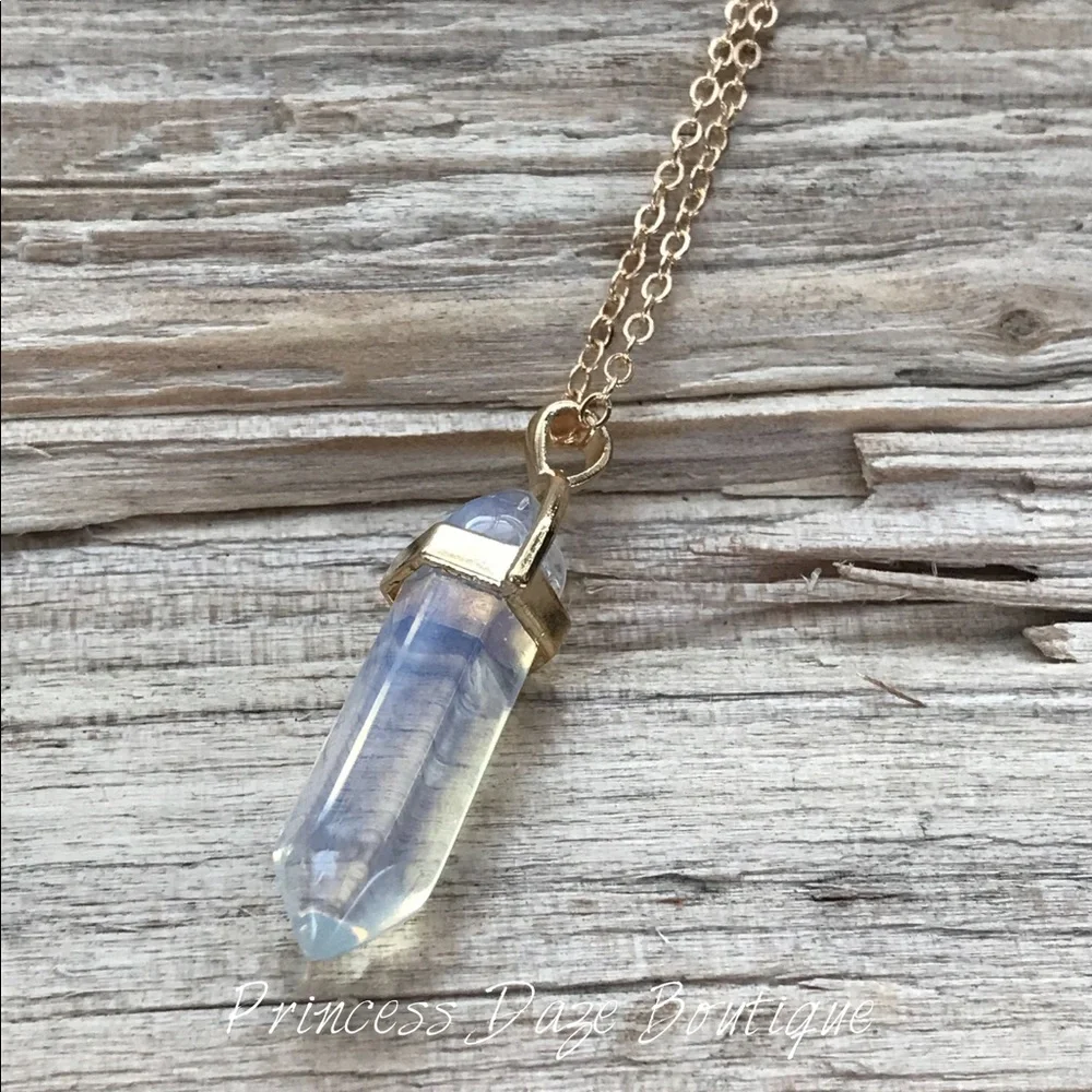 Gold Chakra Stone‎ Necklace